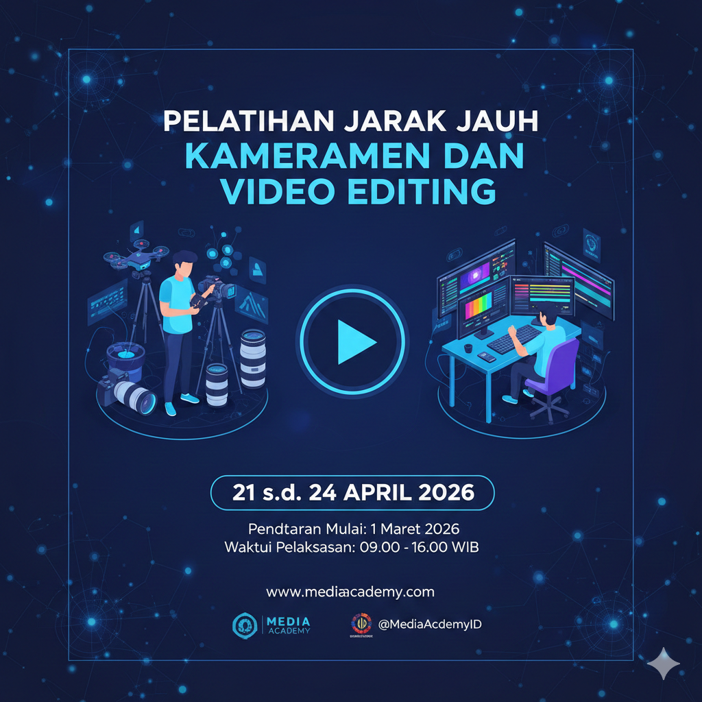 Pelatihan Jarak Jauh Kameramen dan Video Editing